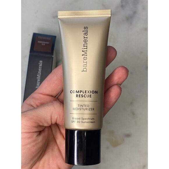 bareMinerals Complexion Rescue Tinted Moisturizer SPF 30 Sunscreen Mahogany 11.5 - Picture 1 of 9